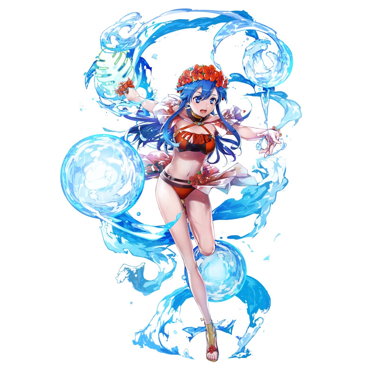 Nintendo Bunbun Fire Emblem Fire Emblem Rekka No Ken Fire Emblem Heroes Lilina Bikini Cleavage